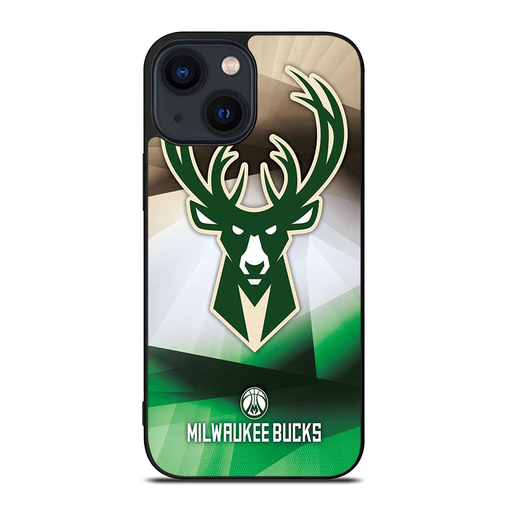 MILWAUKEE BUCKS LOGO BASKETBALL iPhone 14 Plus Case Cover