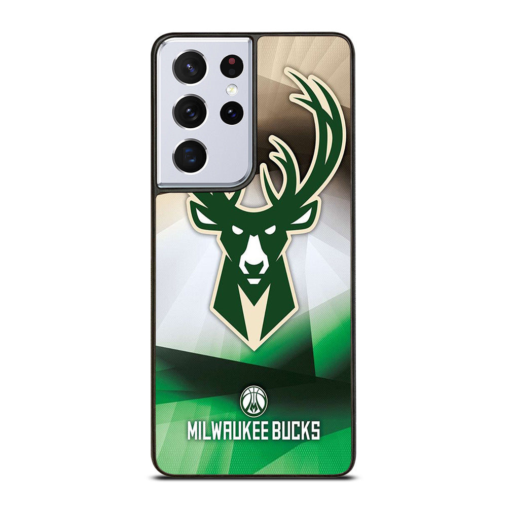 MILWAUKEE BUCKS LOGO BASKETBALL Samsung Galaxy S21 Ultra Case Cover