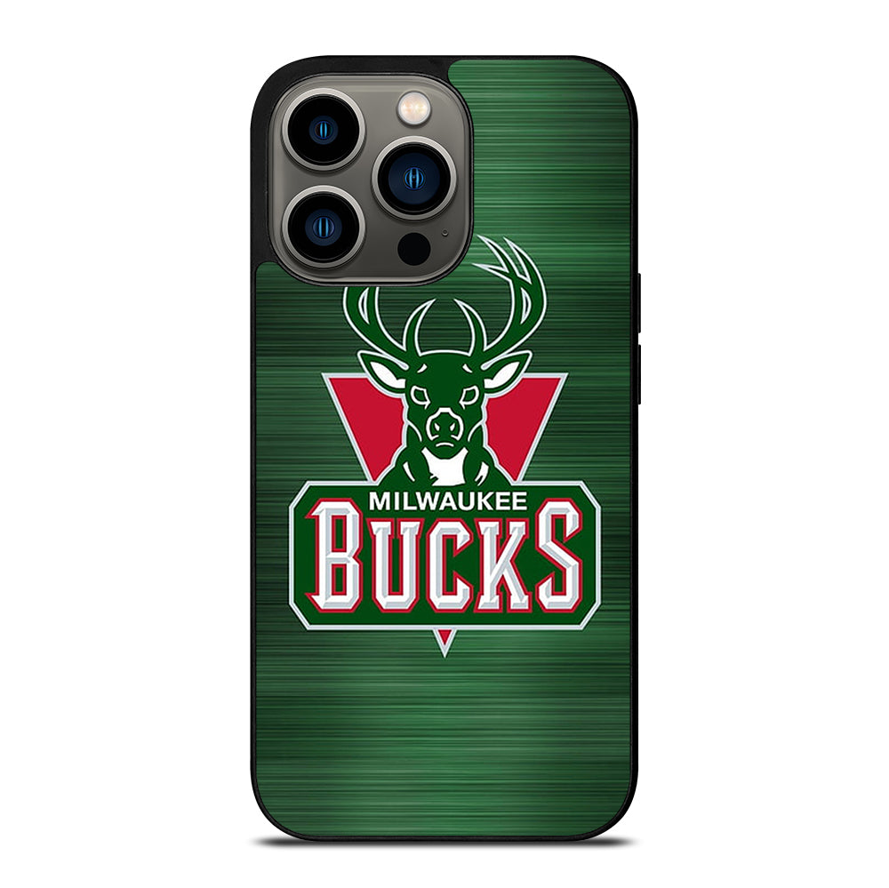 MILWAUKEE BUCKS LOGO NBA 2 iPhone 13 Pro Case Cover