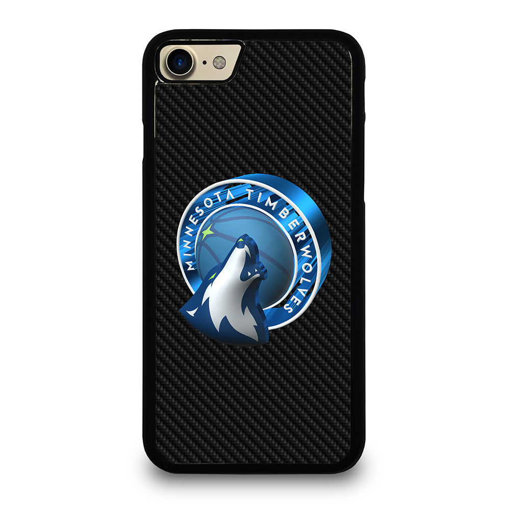 MINNESOTA TIMBERWOLVES CARBON iPhone 7 / 8 Case Cover
