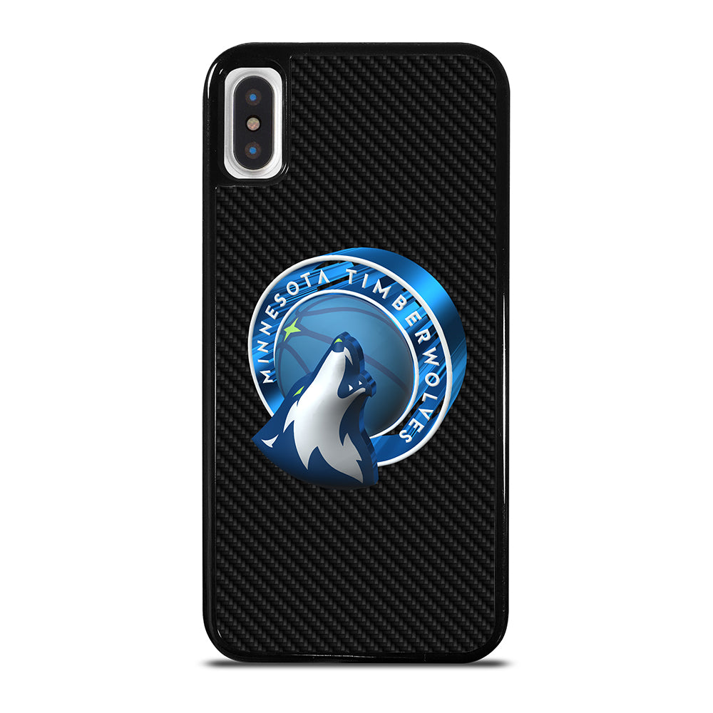 MINNESOTA TIMBERWOLVES CARBON iPhone X / XS Case Cover