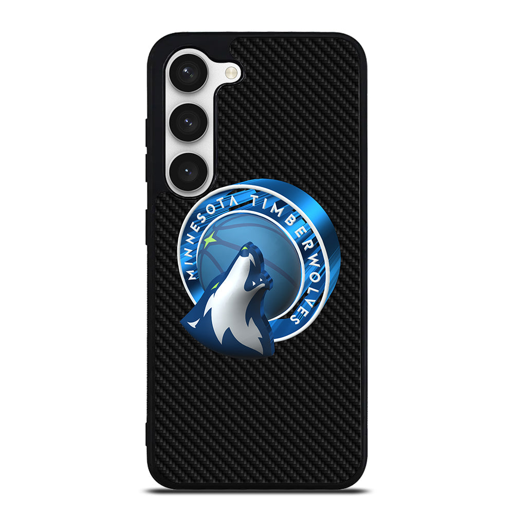 MINNESOTA TIMBERWOLVES CARBON Samsung Galaxy S23 Case Cover