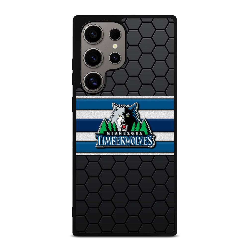 MINNESOTA TIMBERWOLVES HEXAGON LOGO Samsung Galaxy S24 Ultra Case Cover