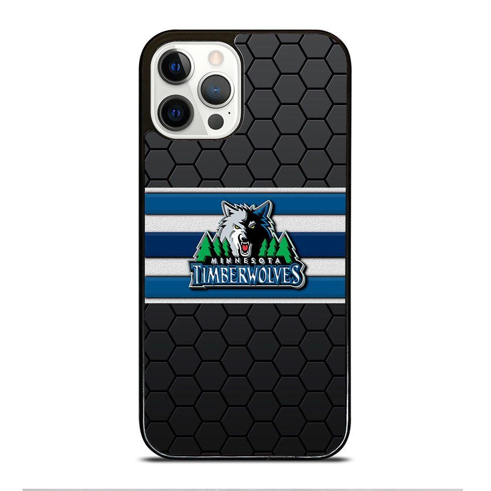 MINNESOTA TIMBERWOLVES HEXAGON LOGO iPhone 12 Pro Case Cover