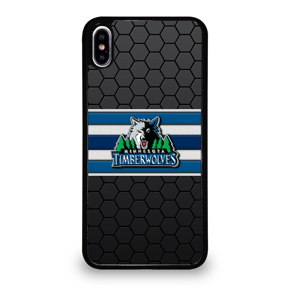 MINNESOTA TIMBERWOLVES HEXAGON LOGO iPhone XS Max Case Cover