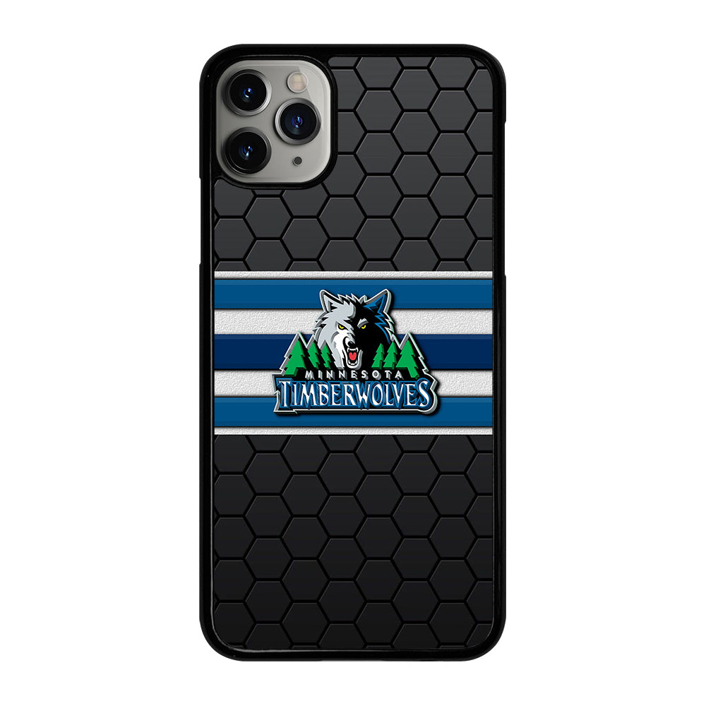 MINNESOTA TIMBERWOLVES HEXAGON LOGO iPhone 11 Pro Max Case Cover
