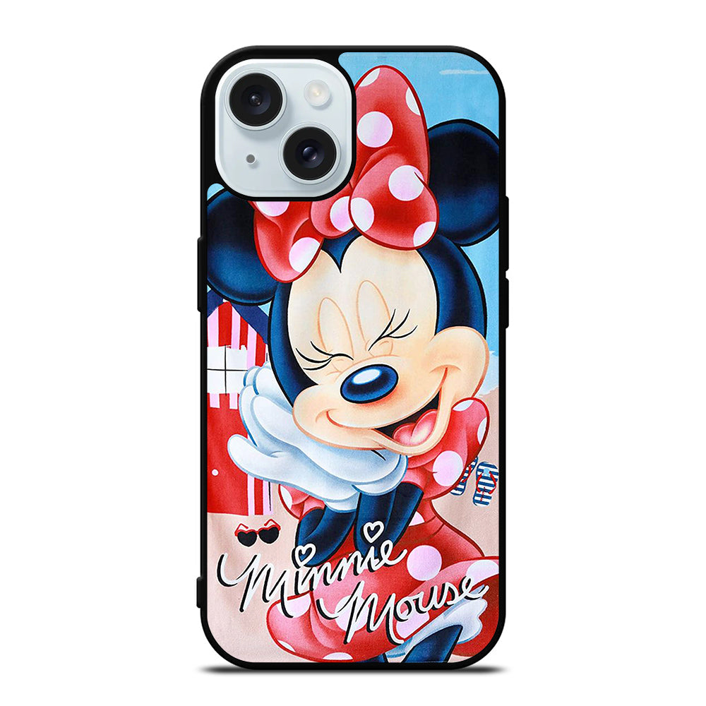 MINNIE MOUSE SMILE iPhone 15 Case Cover