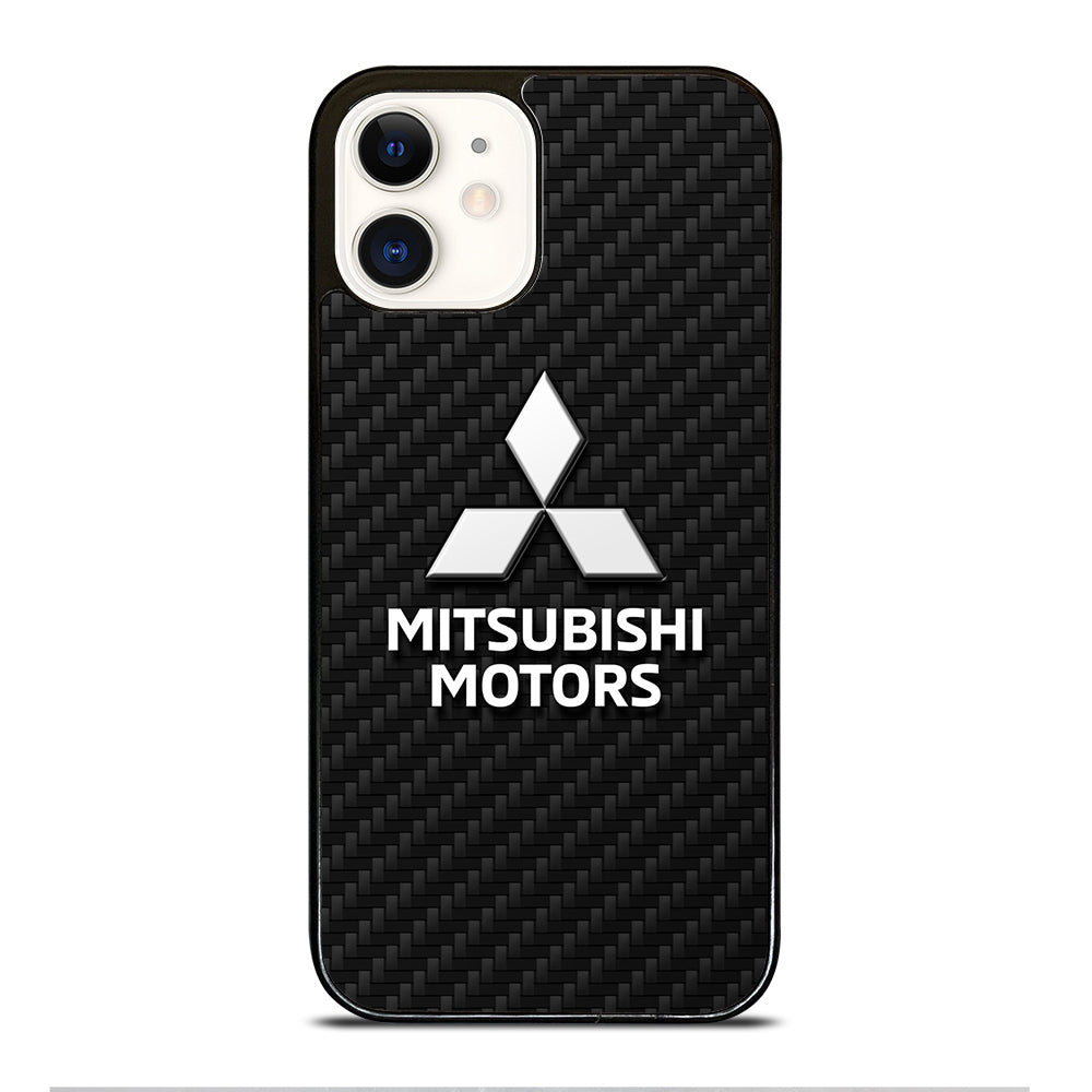 MITSUBISHI MOTORS CARBON LOGO 2 iPhone 12 Case Cover