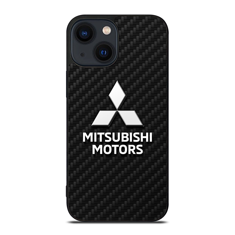 MITSUBISHI MOTORS CARBON LOGO 2 iPhone 14 Plus Case Cover