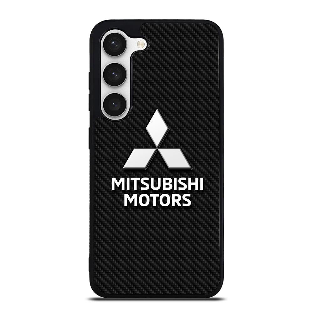 MITSUBISHI MOTORS CARBON LOGO 3 Samsung Galaxy S23 Case Cover