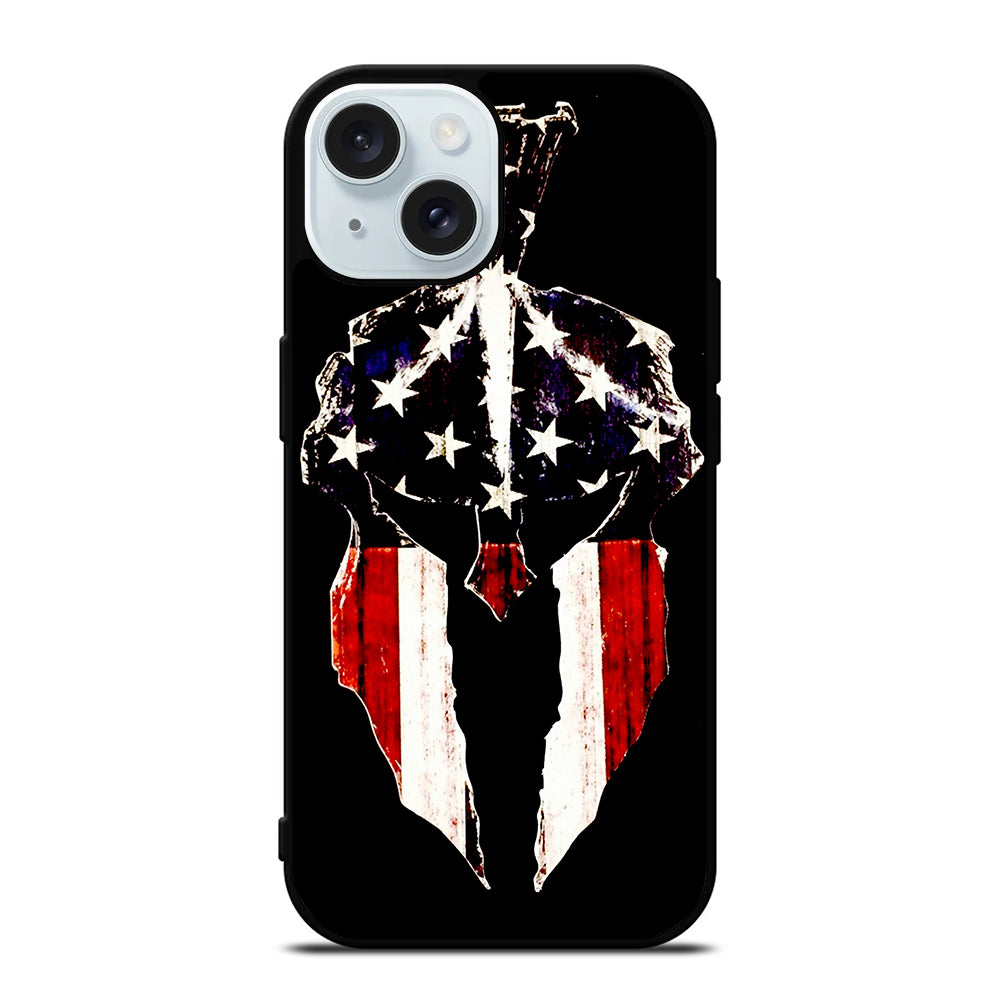 MOLON LABE AMERICAN FLAG 3 iPhone 15 Case Cover