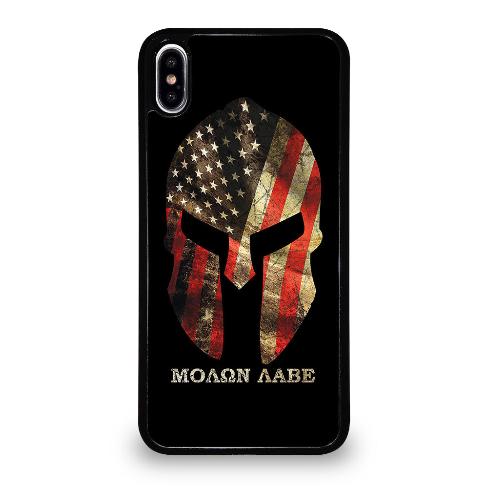 MOLON LABE AMERICAN FLAG SYMBOL iPhone XS Max Case Cover
