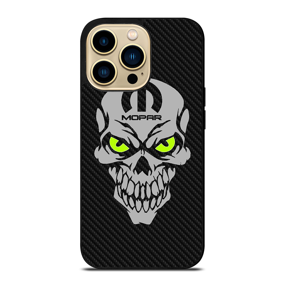 MOPAR SKULL CARBON iPhone 14 Pro Max Case Cover