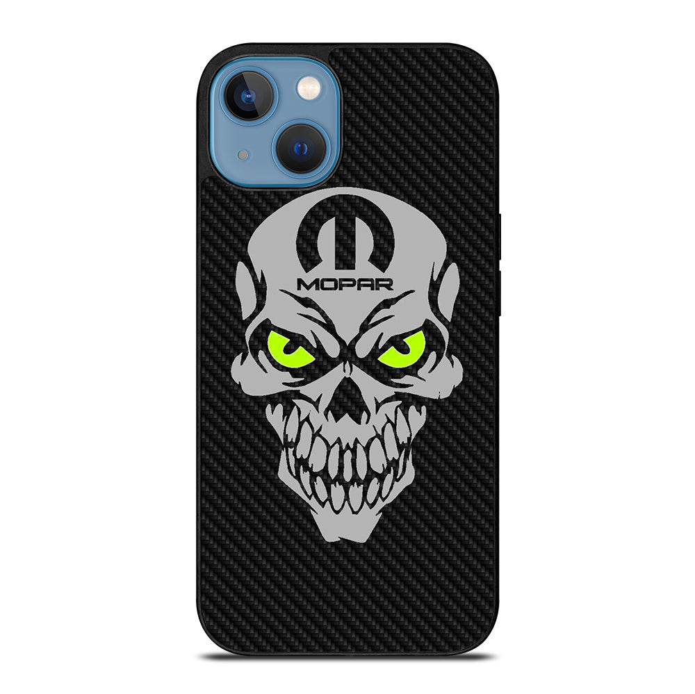 MOPAR SKULL CARBON iPhone 13 Case Cover