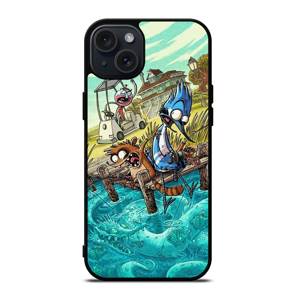 MORDECAI RIGBY CARTOON 3 iPhone 15 Plus Case Cover