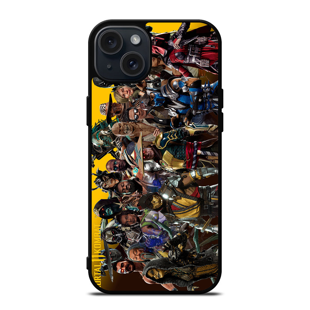 MORTAL KOMBAT GAME ALL CHARACTER iPhone 15 Plus Case Cover