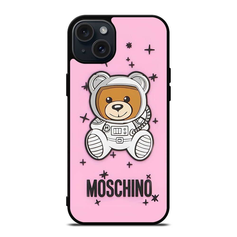 MOSCHINO TEDDY BEAR ASTRONOUT iPhone 15 Plus Case Cover