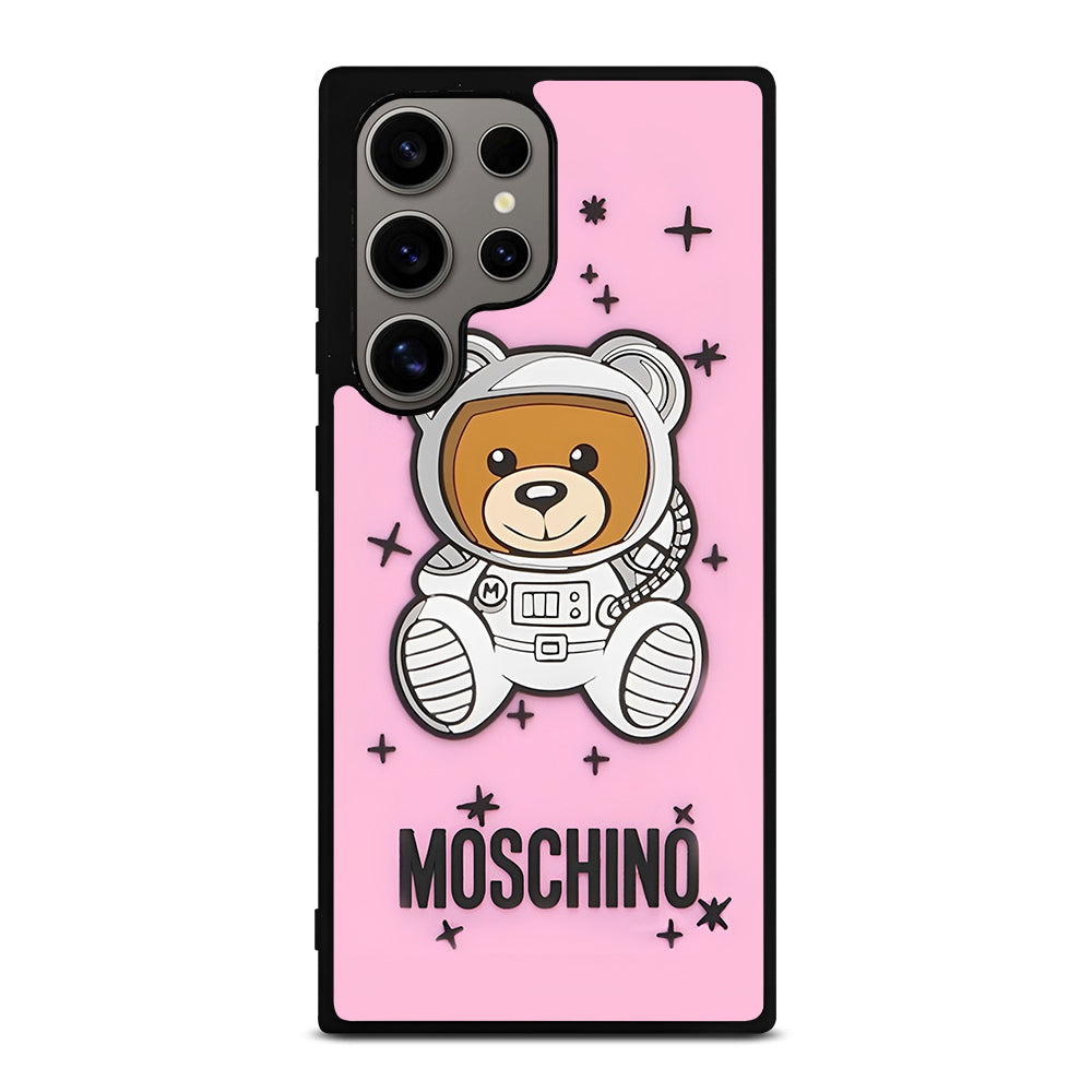 MOSCHINO TEDDY BEAR ASTRONOUT Samsung Galaxy S24 Ultra Case Cover