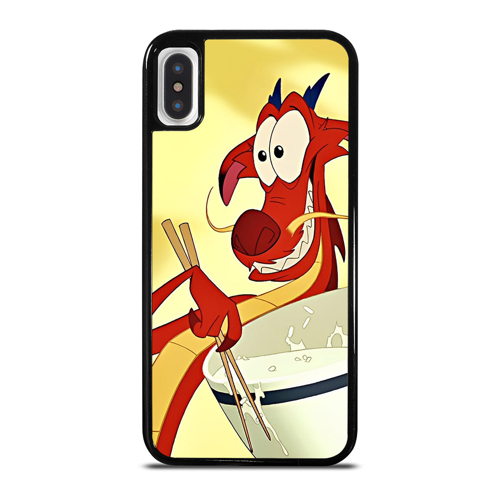 MUSHU MULAN DISNEY CARTOON 3 iPhone X / XS Case Cover
