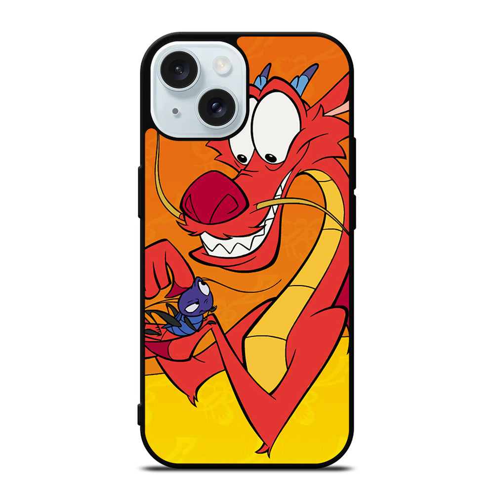 MUSHU MULAN DISNEY CARTOON 4 iPhone 15 Case Cover