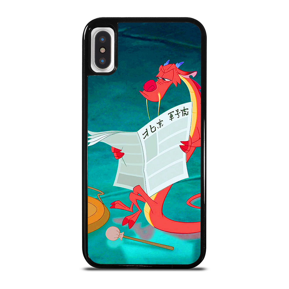 MUSHU MULAN DISNEY CARTOON 5 iPhone X / XS Case Cover