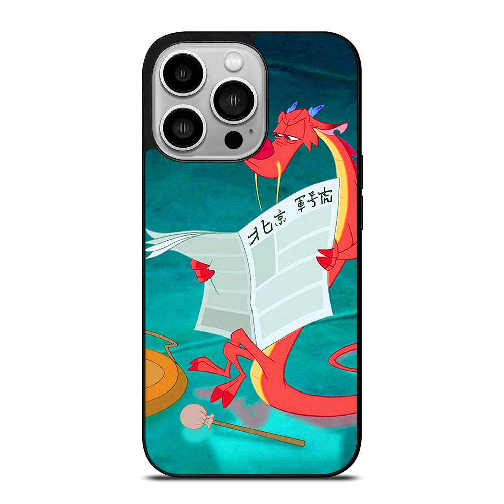 MUSHU MULAN DISNEY CARTOON 5 iPhone 14 Pro Case Cover