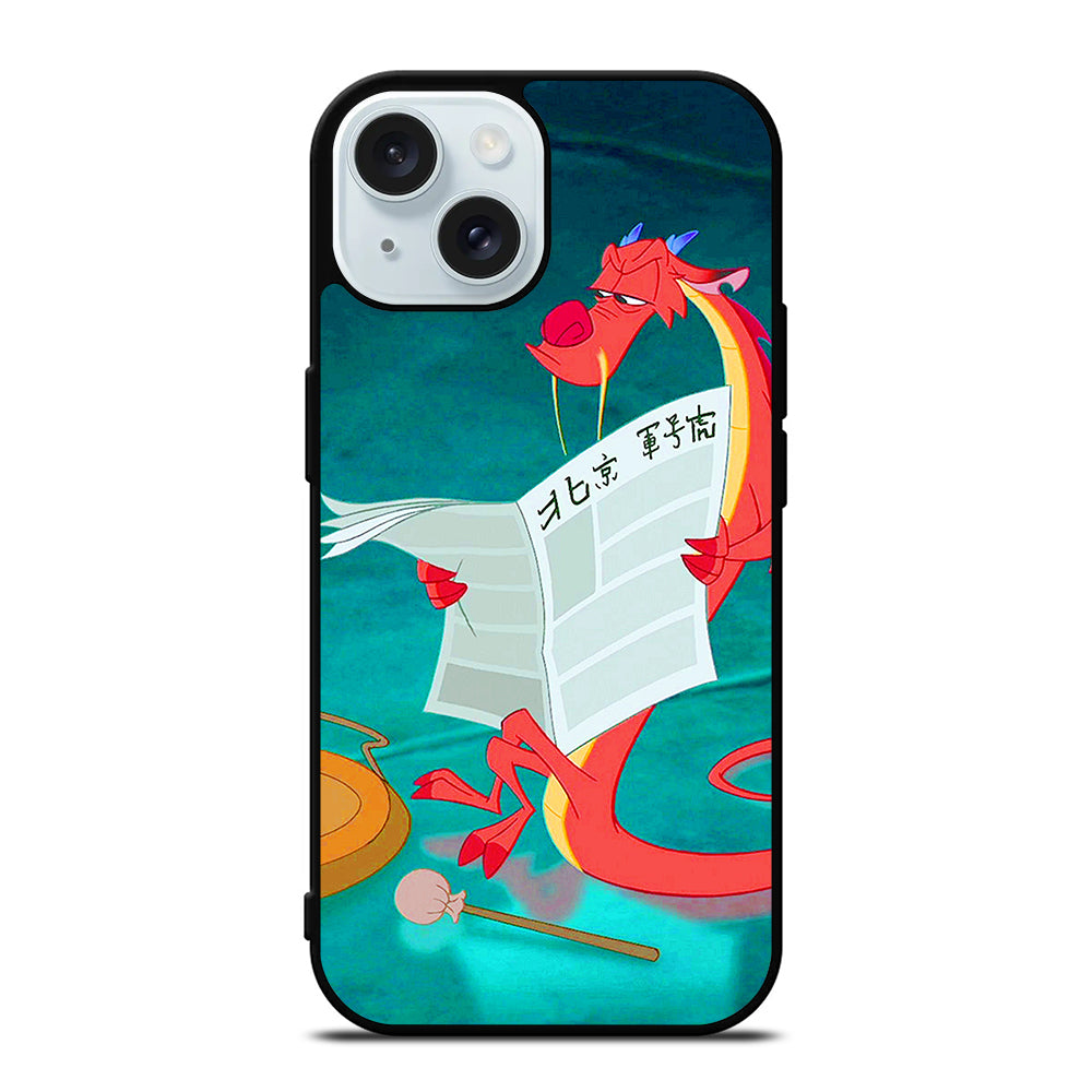 MUSHU MULAN DISNEY CARTOON 5 iPhone 15 Case Cover