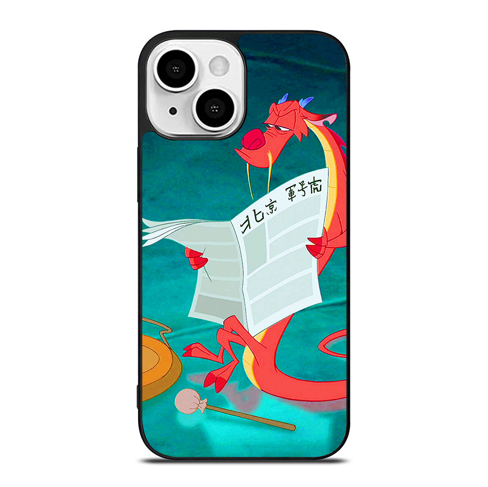 MUSHU MULAN DISNEY CARTOON 5 iPhone 13 Mini Case Cover