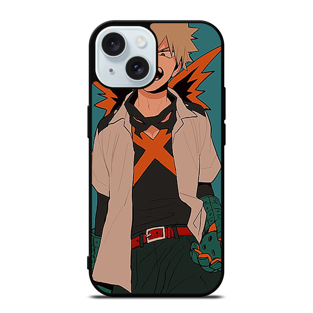 MY HERO ACADEMIA ANIME BAKUGOU iPhone 15 Case Cover