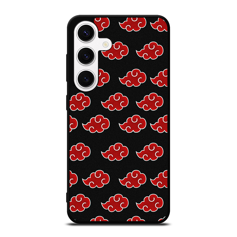 NARUTO AKATSUKI CLOUDS PATTERN Samsung Galaxy S24 Case Cover