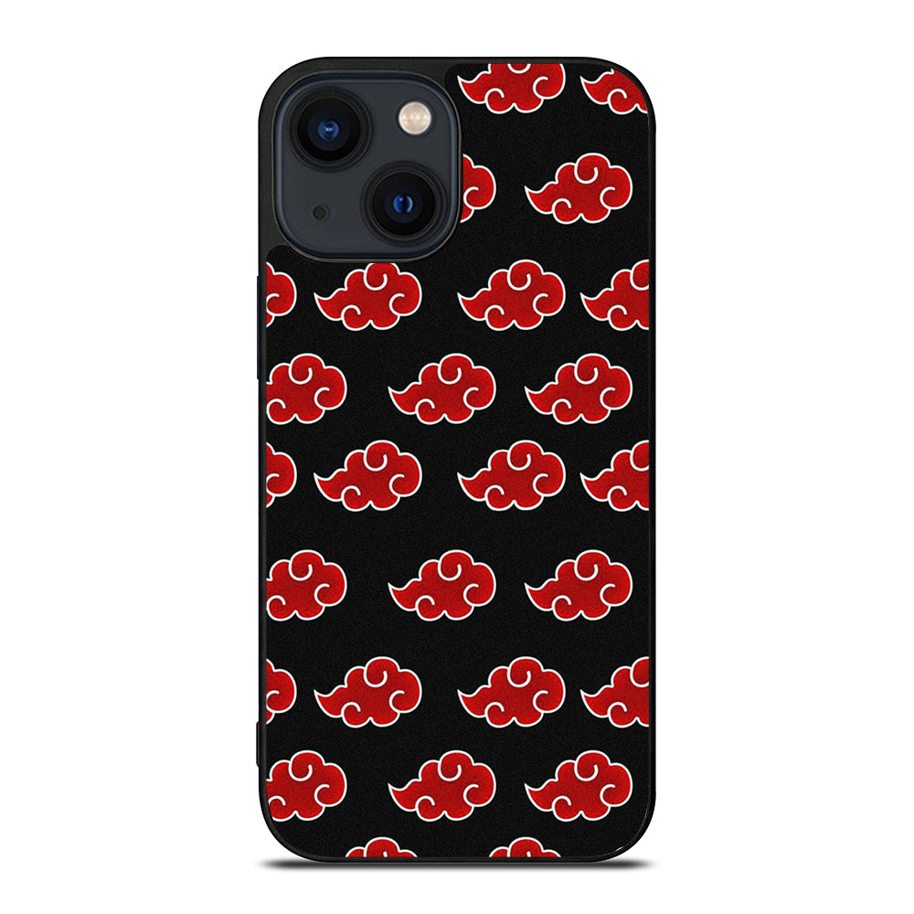 NARUTO AKATSUKI CLOUDS PATTERN iPhone 14 Plus Case Cover