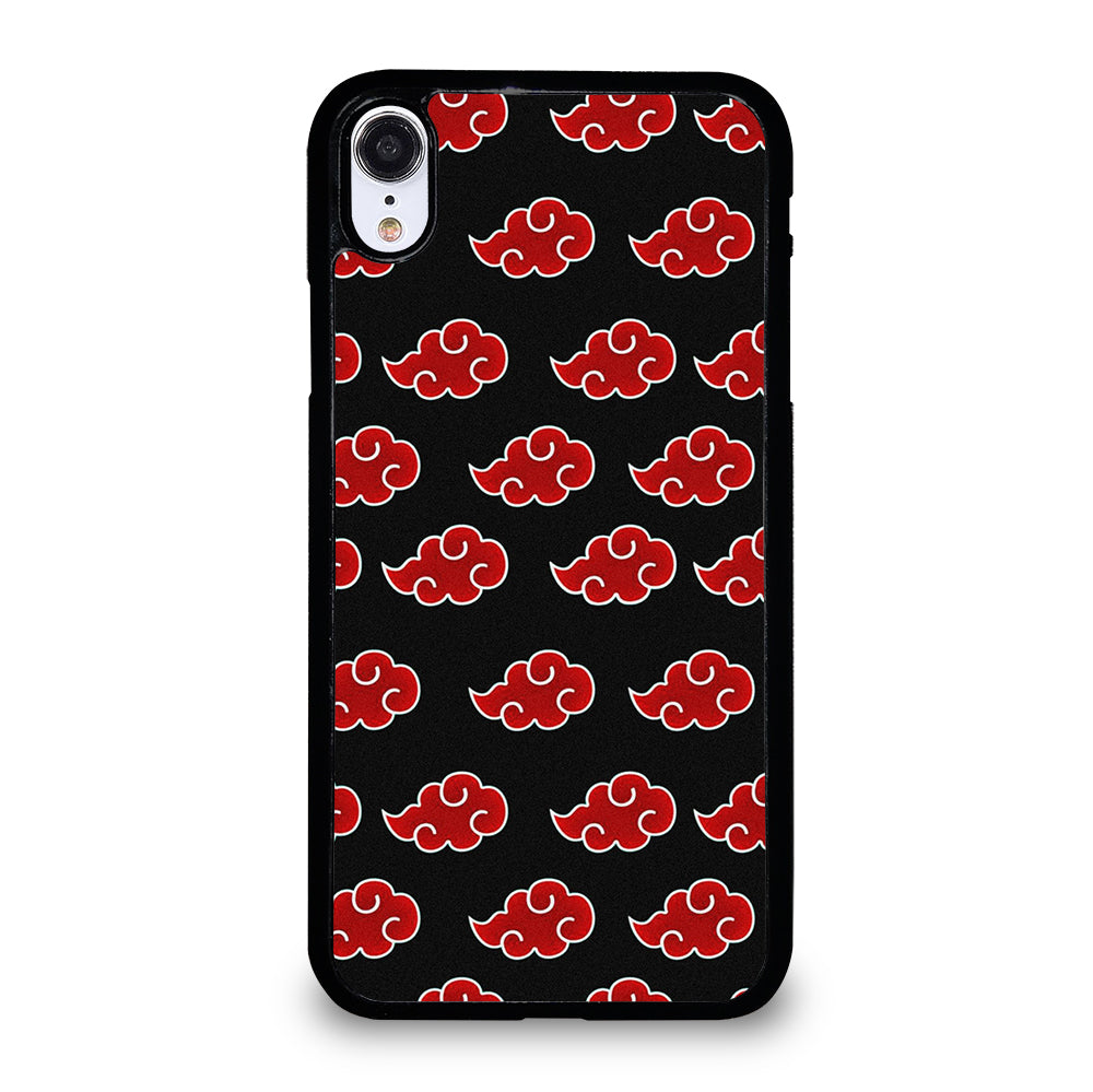 NARUTO AKATSUKI CLOUDS PATTERN iPhone XR Case Cover