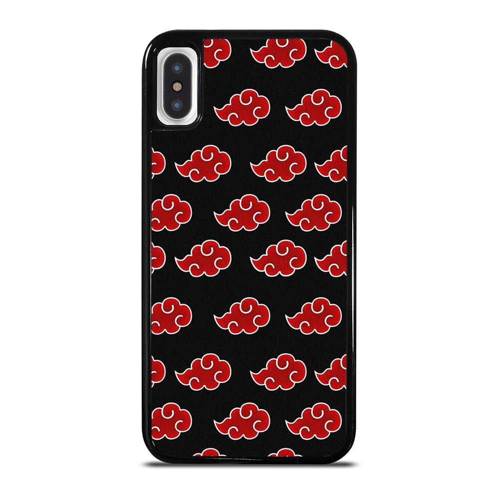 NARUTO AKATSUKI CLOUDS PATTERN iPhone X / XS Case Cover