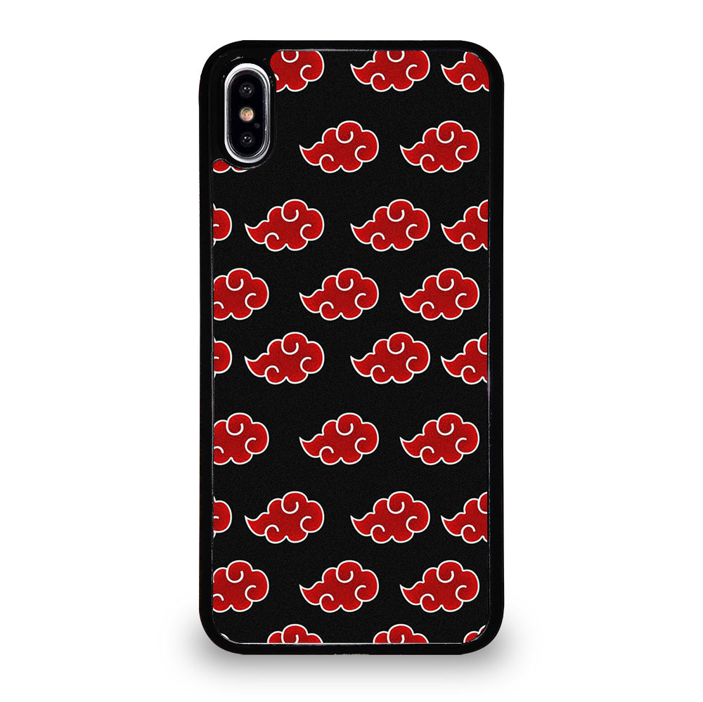 NARUTO AKATSUKI CLOUDS PATTERN iPhone XS Max Case Cover