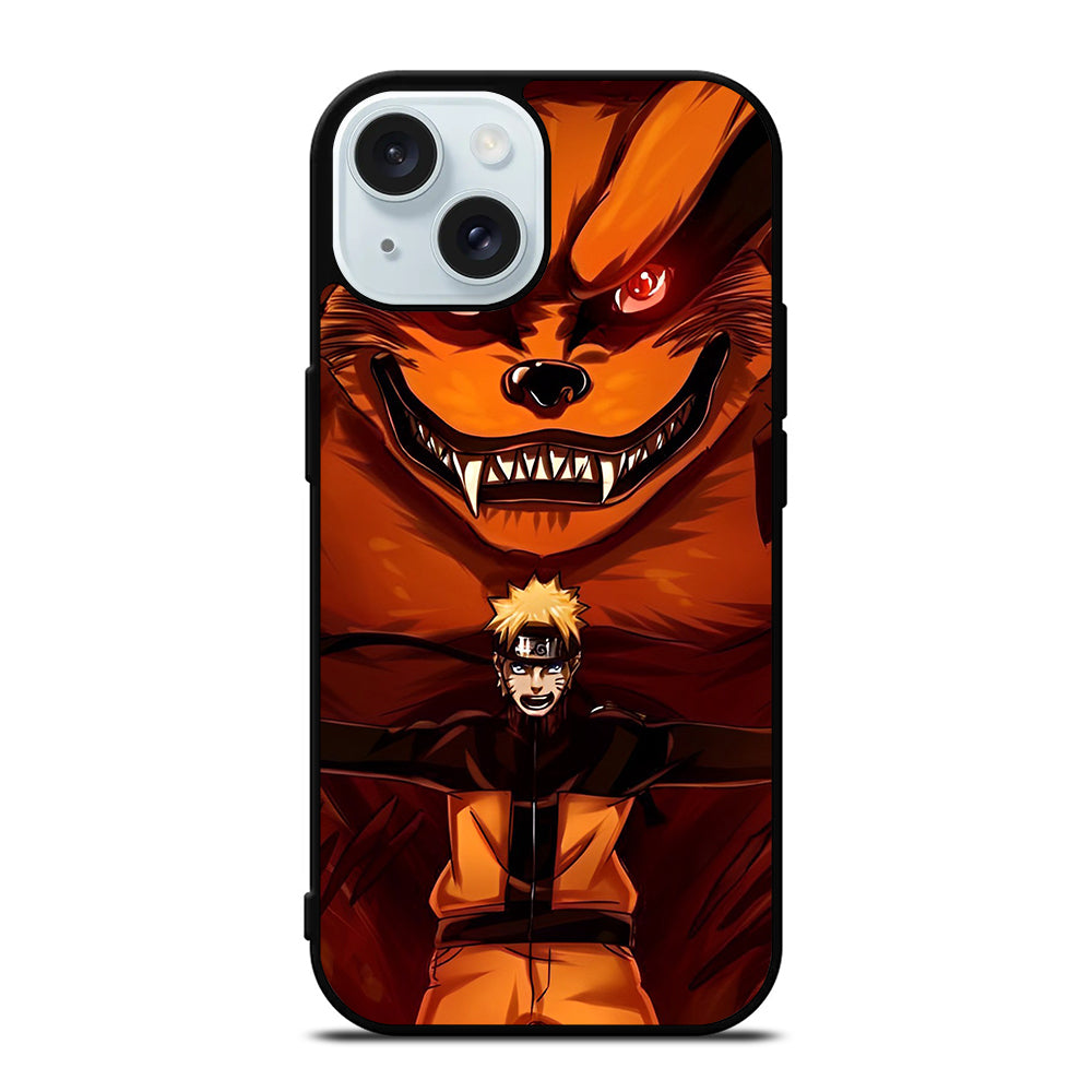 NARUTO AND KURAMA iPhone 15 Case Cover