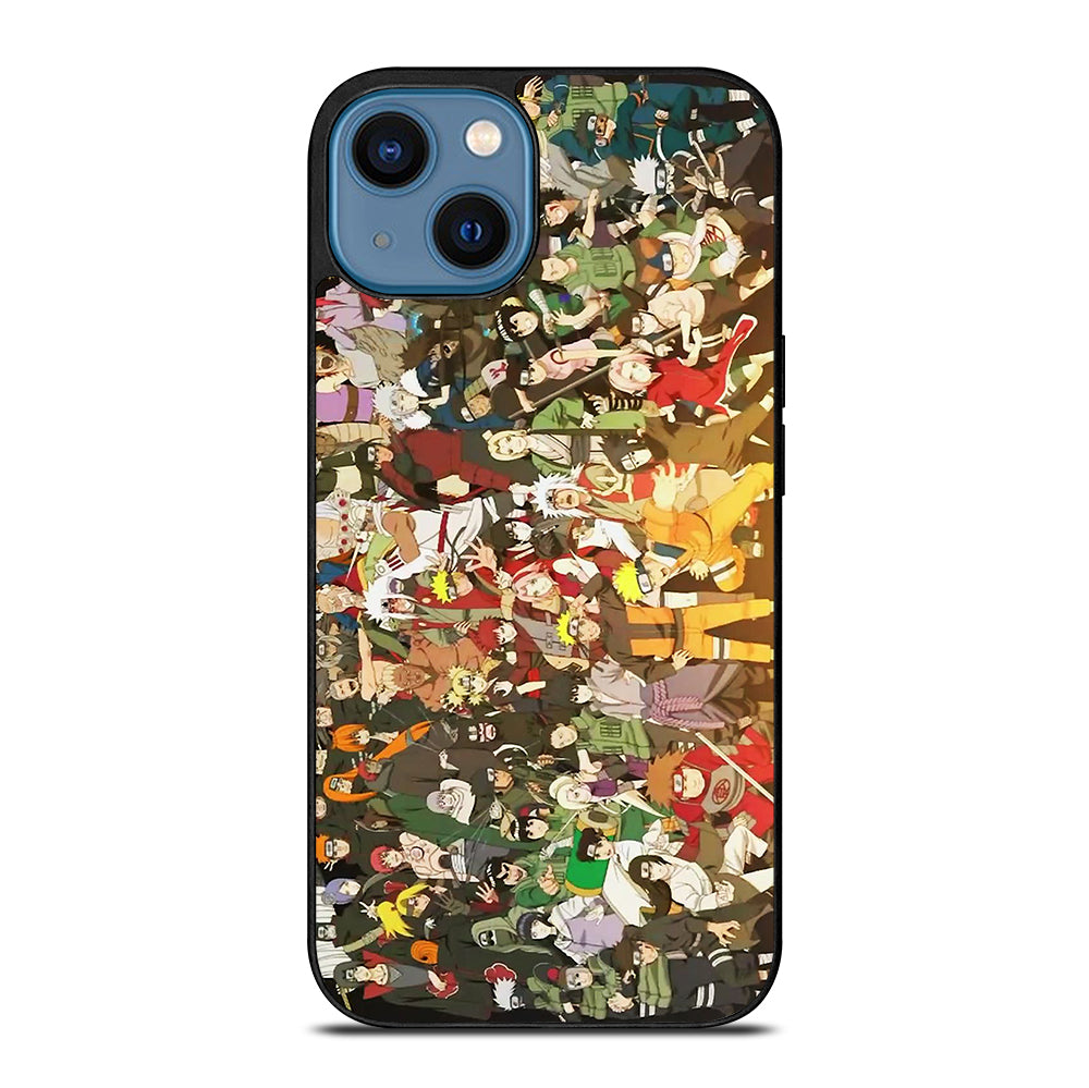 NARUTO ANIME ALL CHARACTERS 2 iPhone 14 Case Cover