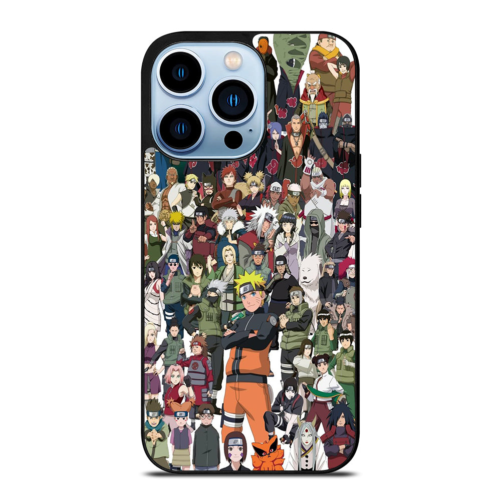 NARUTO ANIME ALL CHARACTERS 3 iPhone 13 Pro Max Case Cover