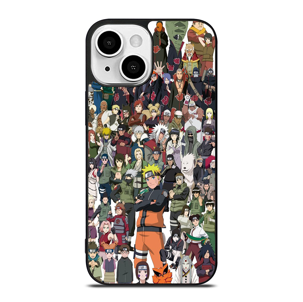 NARUTO ANIME ALL CHARACTERS 3 iPhone 13 Mini Case Cover