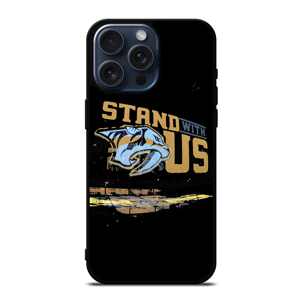 NASHVILLE PREDATORS HOCKEY 3 iPhone 15 Pro Max Case Cover