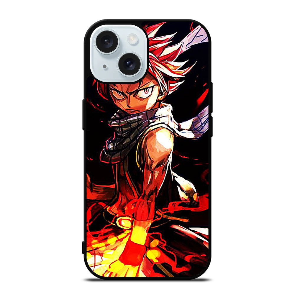 NATSU DRAGNEEL ANIME FAIRY TAIL iPhone 15 Case Cover