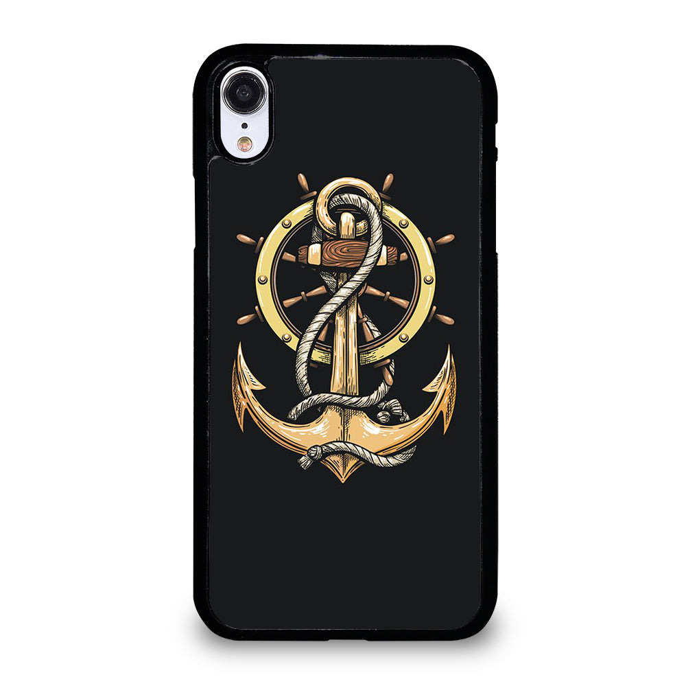 NAUTICAL ANCHOR EMBLEM iPhone XR Case Cover