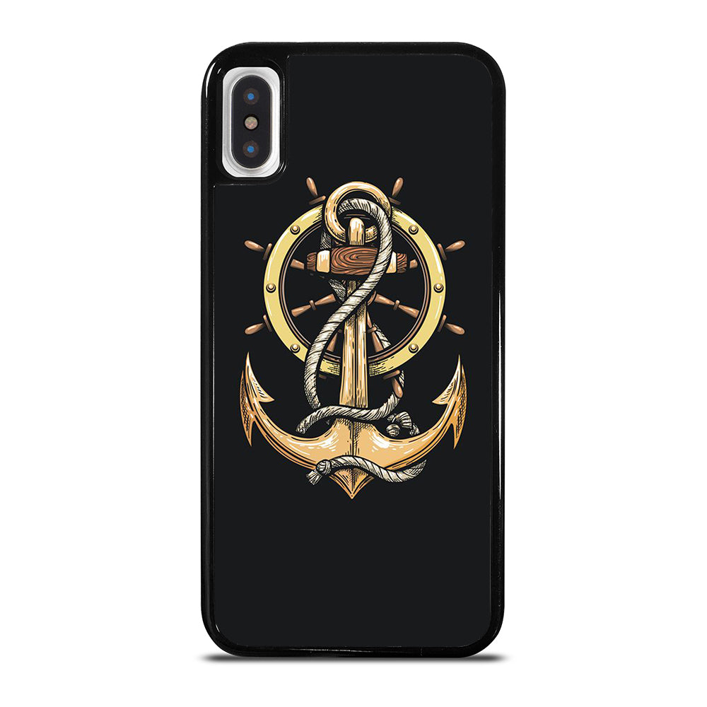 NAUTICAL ANCHOR EMBLEM iPhone X / XS Case Cover