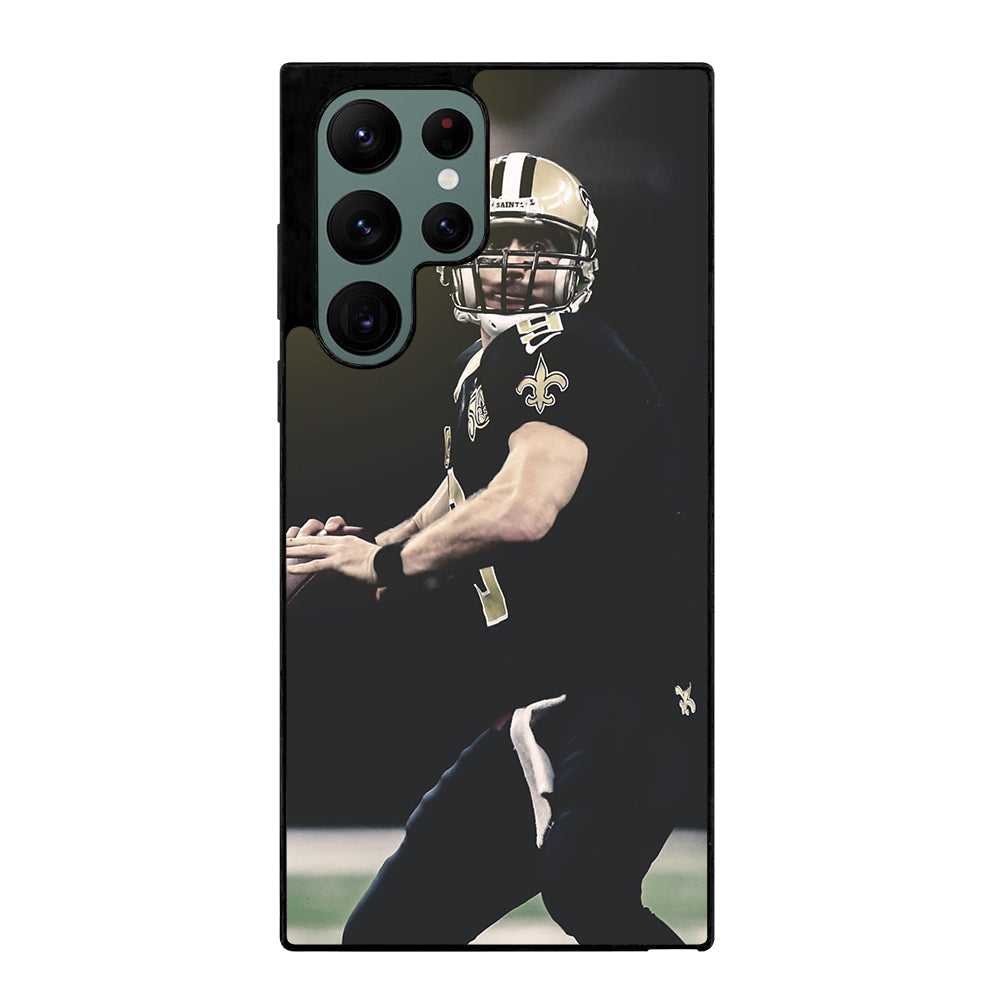 NEW ORLEANS SAINTS DREW BREES PLAYER Samsung Galaxy S22 Ultra Case Cover