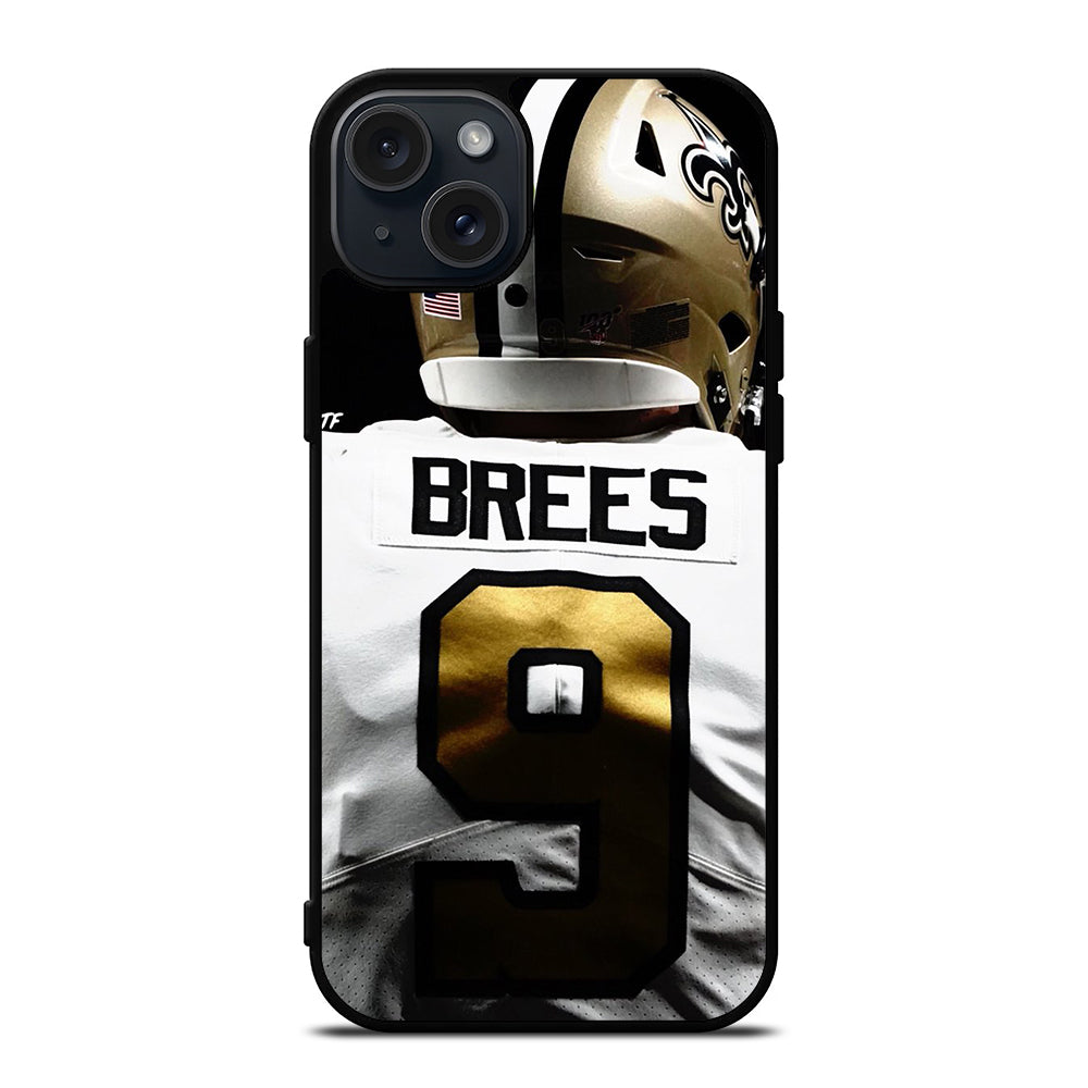 NEW ORLEANS SAINTS NFL DREW BREES iPhone 15 Plus Case Cover