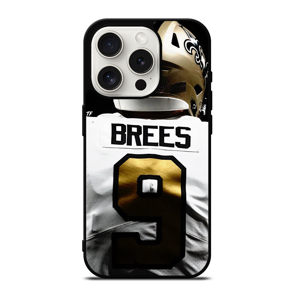 NEW ORLEANS SAINTS NFL DREW BREES iPhone 15 Pro Case Cover