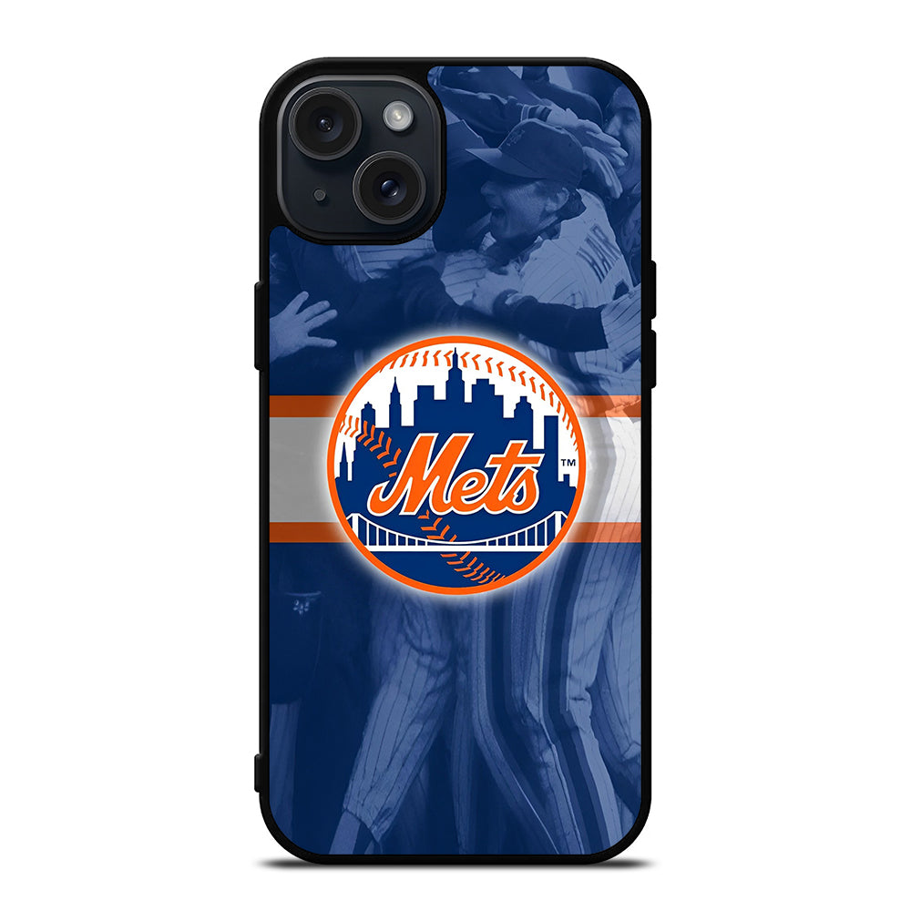 NEW YORK METS BASEBALL LOGO iPhone 15 Plus Case Cover