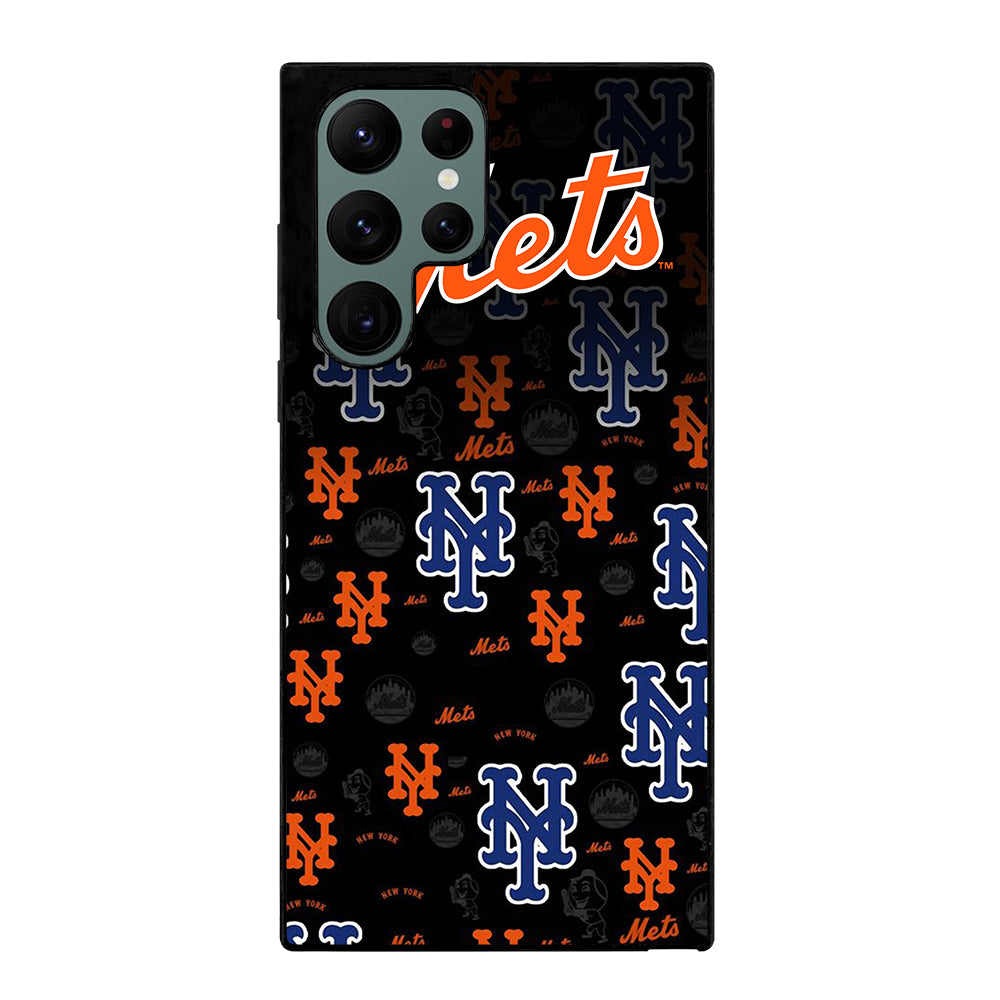 NEW YORK METS PATTERN LOGO Samsung Galaxy S22 Ultra Case Cover