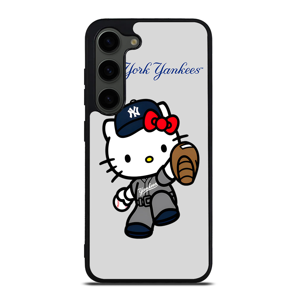 NEW YORK YANKEES HELLO KITTY CARTOON Samsung Galaxy S23 Plus Case Cover