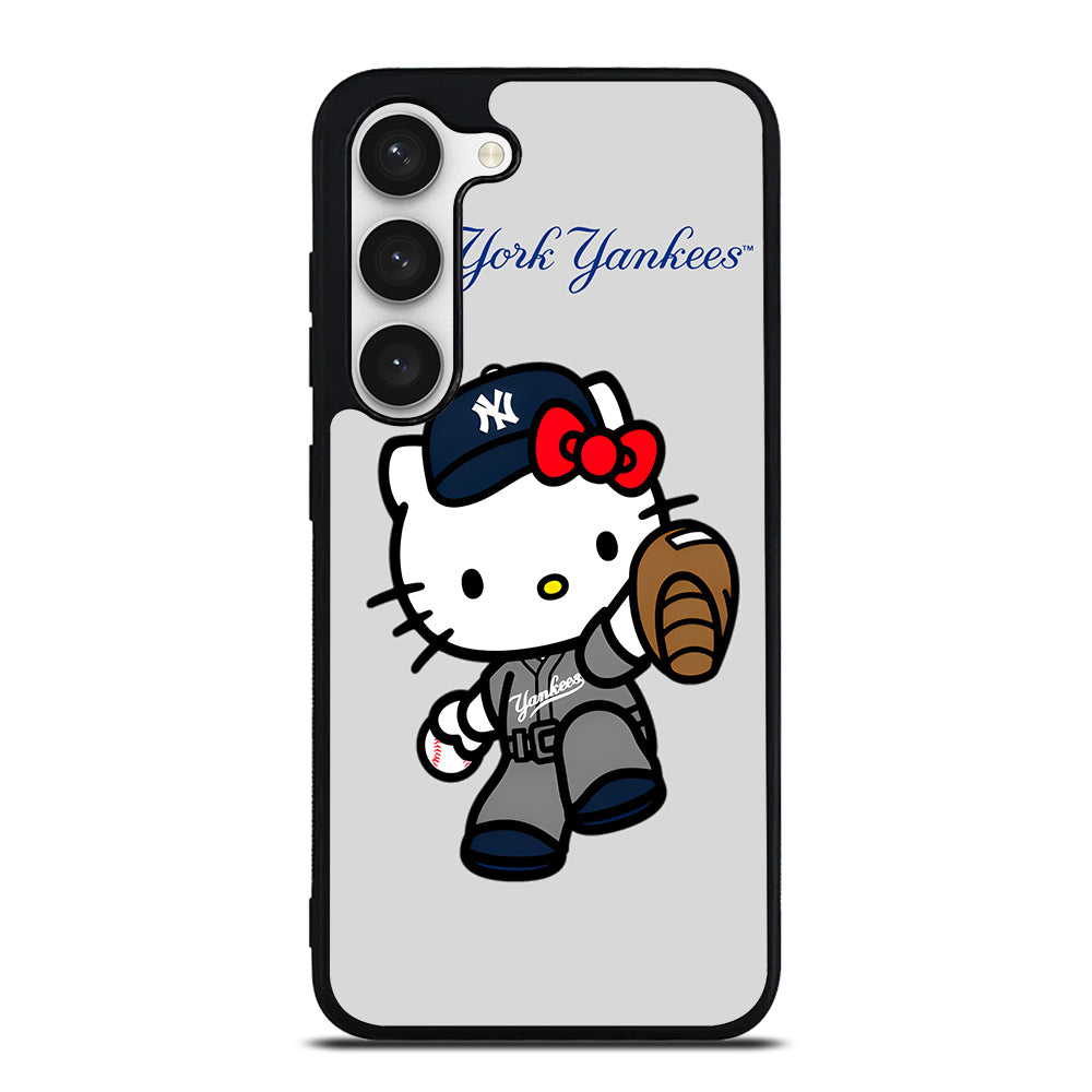 NEW YORK YANKEES HELLO KITTY CARTOON Samsung Galaxy S23 Case Cover