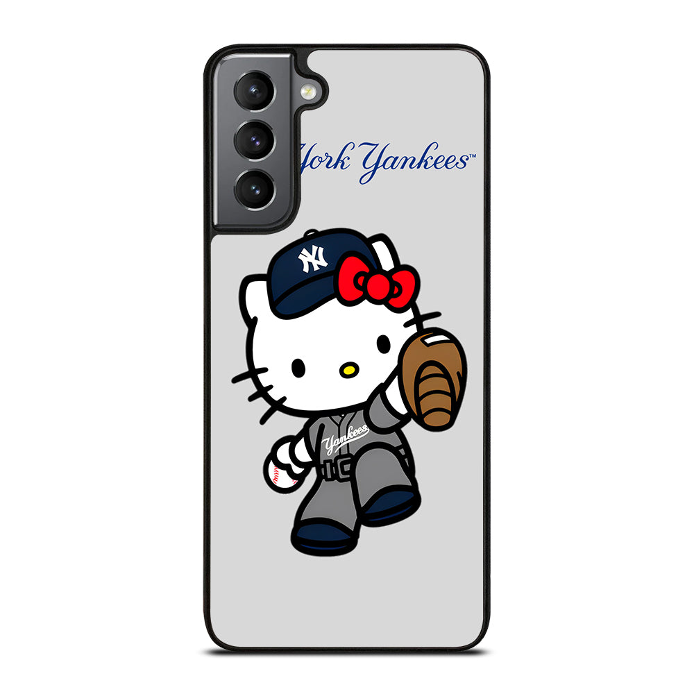 NEW YORK YANKEES HELLO KITTY CARTOON Samsung Galaxy S21 Plus Case Cover